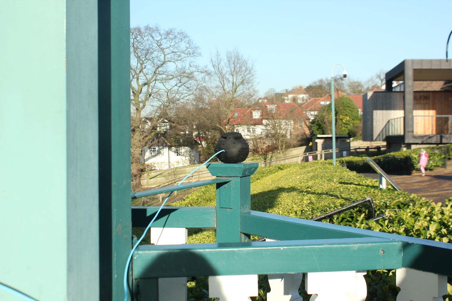 Powered Dustbox 2.0 at the Horniman Museum and Gardens gazebo