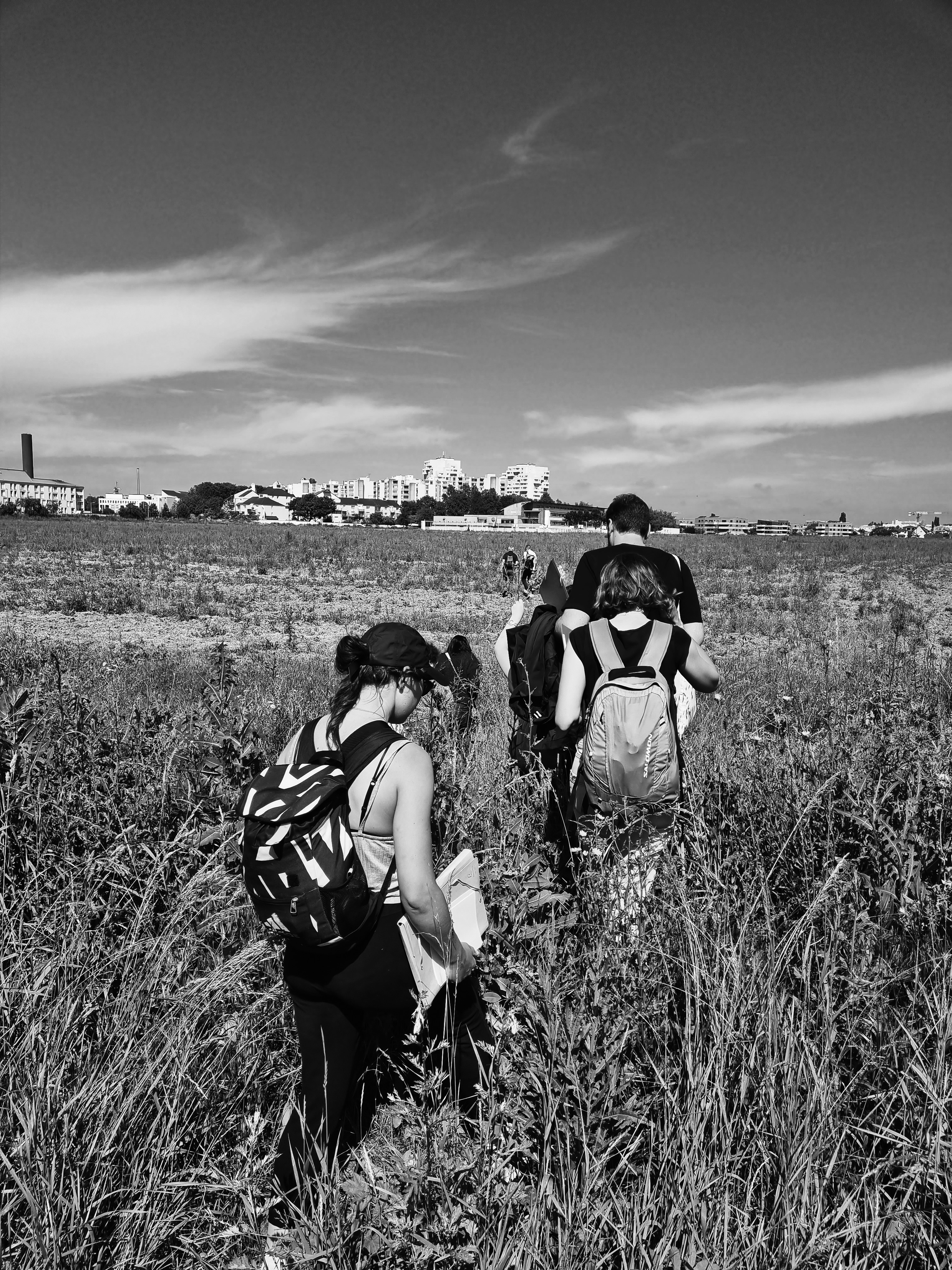 La traversée de la plaine Montceleux. Photo : Chloé Bonjean (2022).