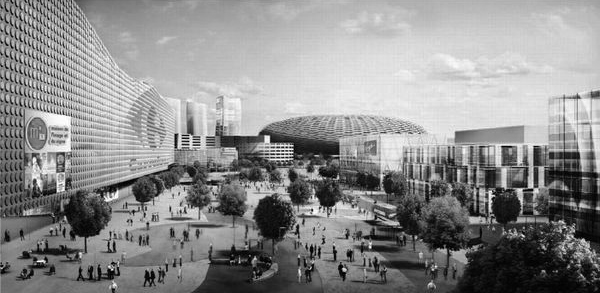 Projet de Grand Stade de Rugby à Sevran, 2011. DR.