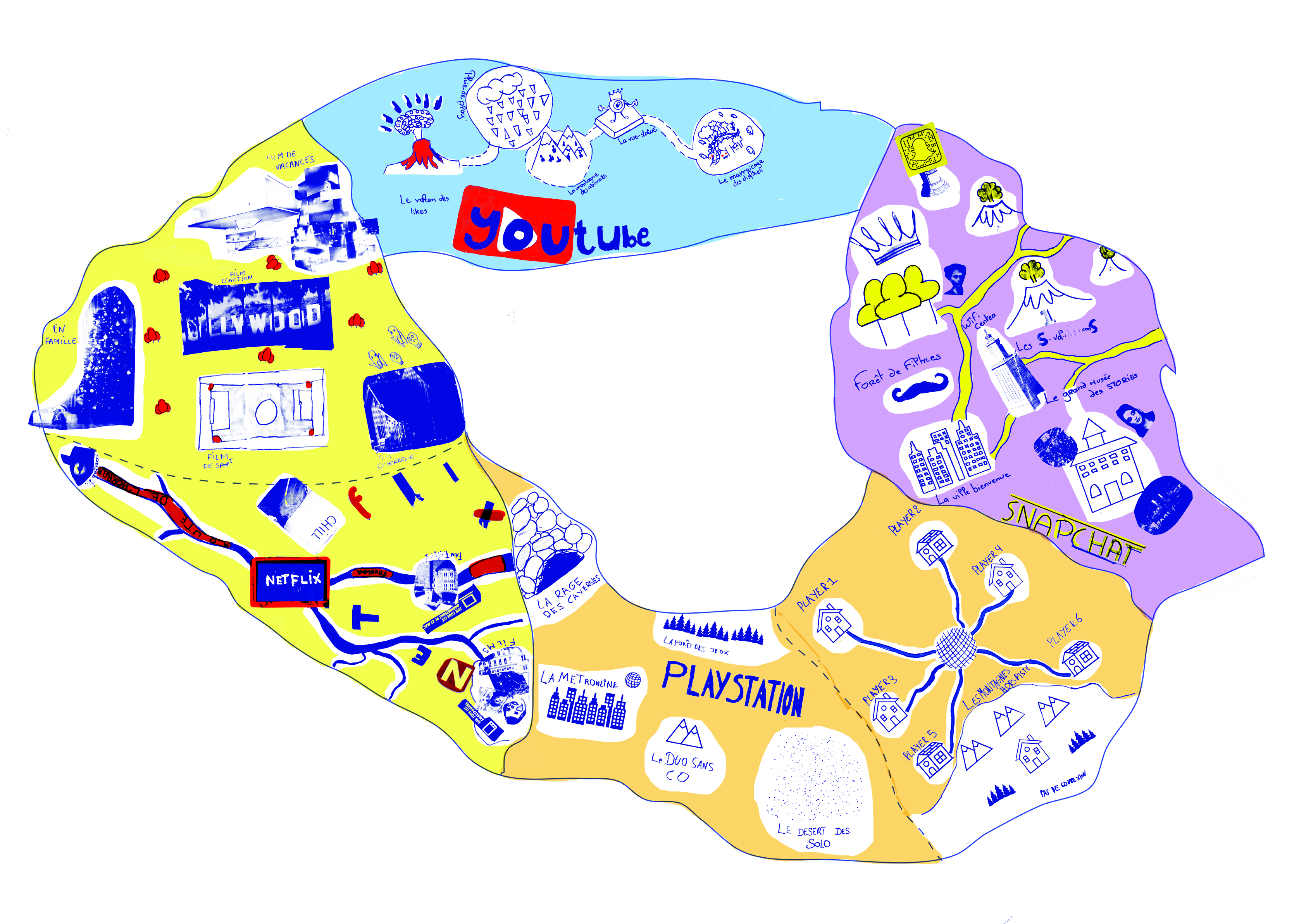 Carte des usages numériques